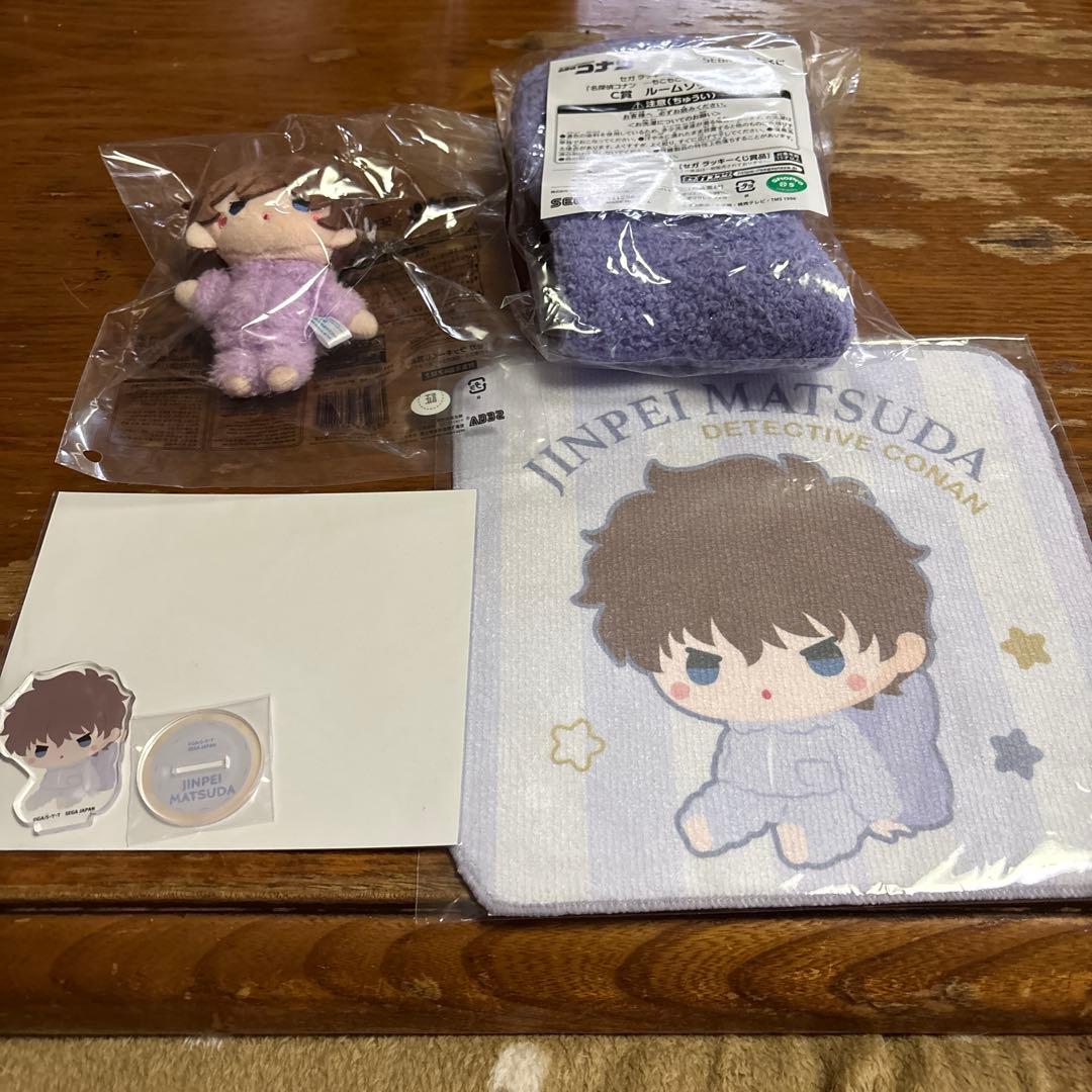 名探偵コナン セガラッキーくじオンライン 松田陣平 4点セット - メルカリ