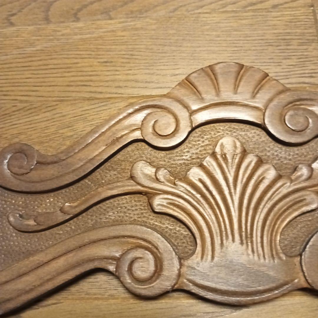 イタリア伝統家具アンティークサヴォナローラ折りたたみチェアブラウンリング装飾