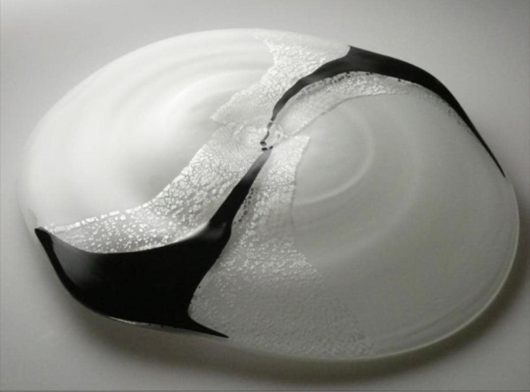 【極レア】18万円 作家モノ 大皿 ガラス