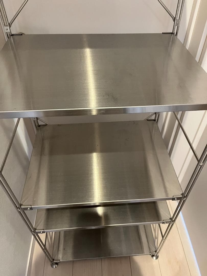 10日まで専用 k*a様 MUJI ステンレスユニットシェルフ 大