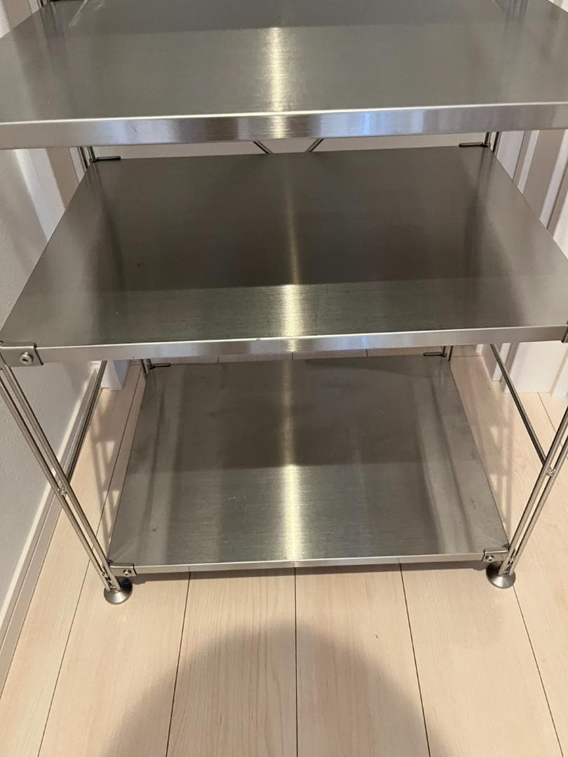 10日まで専用 k*a様 MUJI ステンレスユニットシェルフ 大