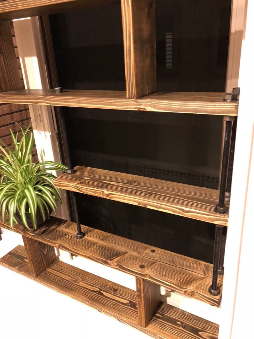 キッチンラック☆木目強調☆スパイスラック☆すきま収納☆プランターラック