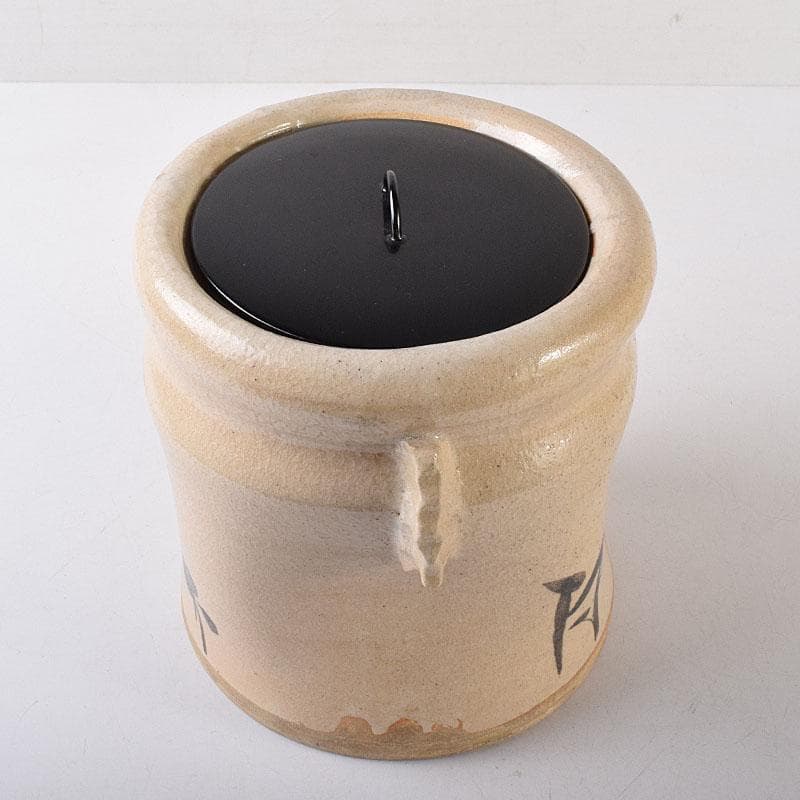 茶道具 人間国宝 荒川豊蔵作 志野焼 古志野 水差 共箱 M R8690H - メルカリ