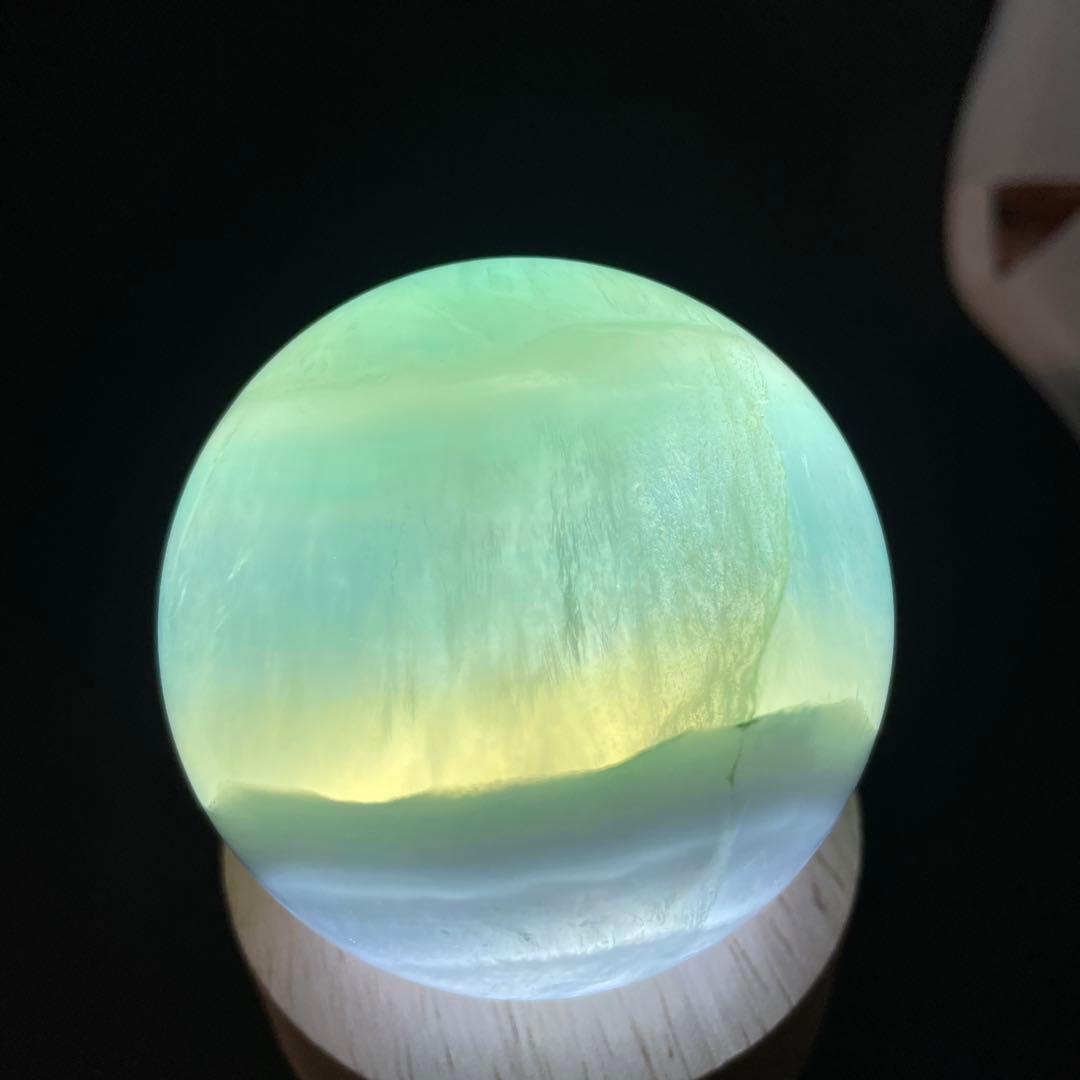 透明度抜群　フェアリーカラー　フローライト　スフィア　イットリウム