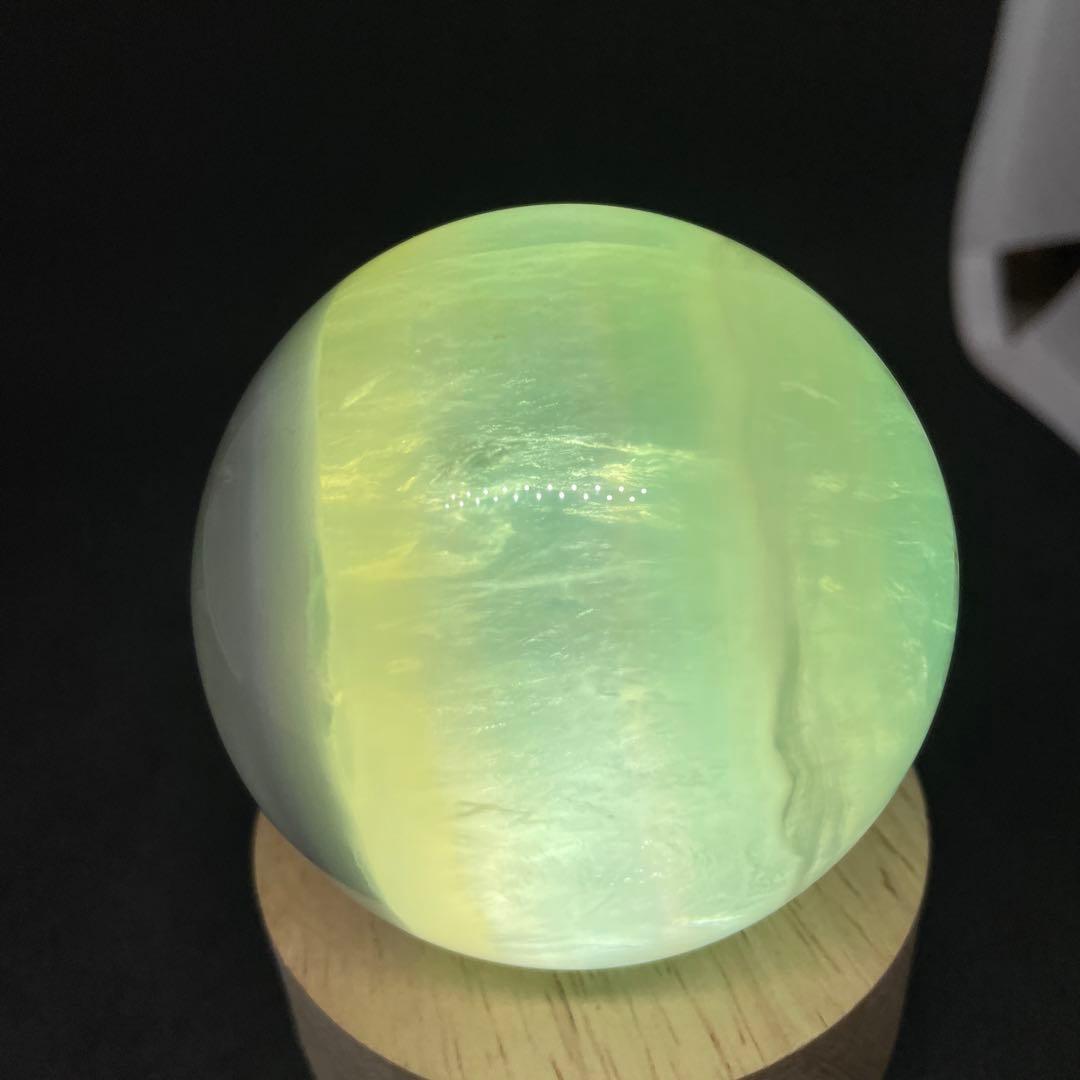 透明度抜群　フェアリーカラー　フローライト　スフィア　イットリウム