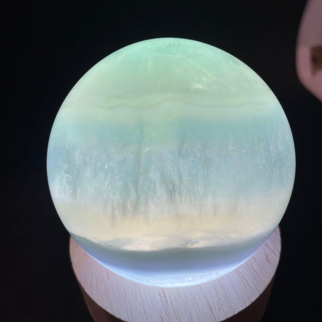 透明度抜群　フェアリーカラー　フローライト　スフィア　イットリウム