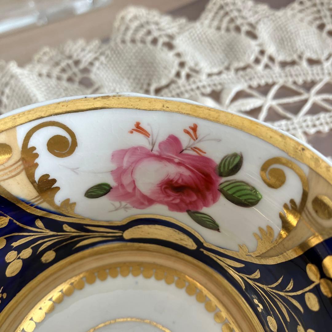 英国アンティーク　稀少イェーツ　薔薇のトゥルートリオ