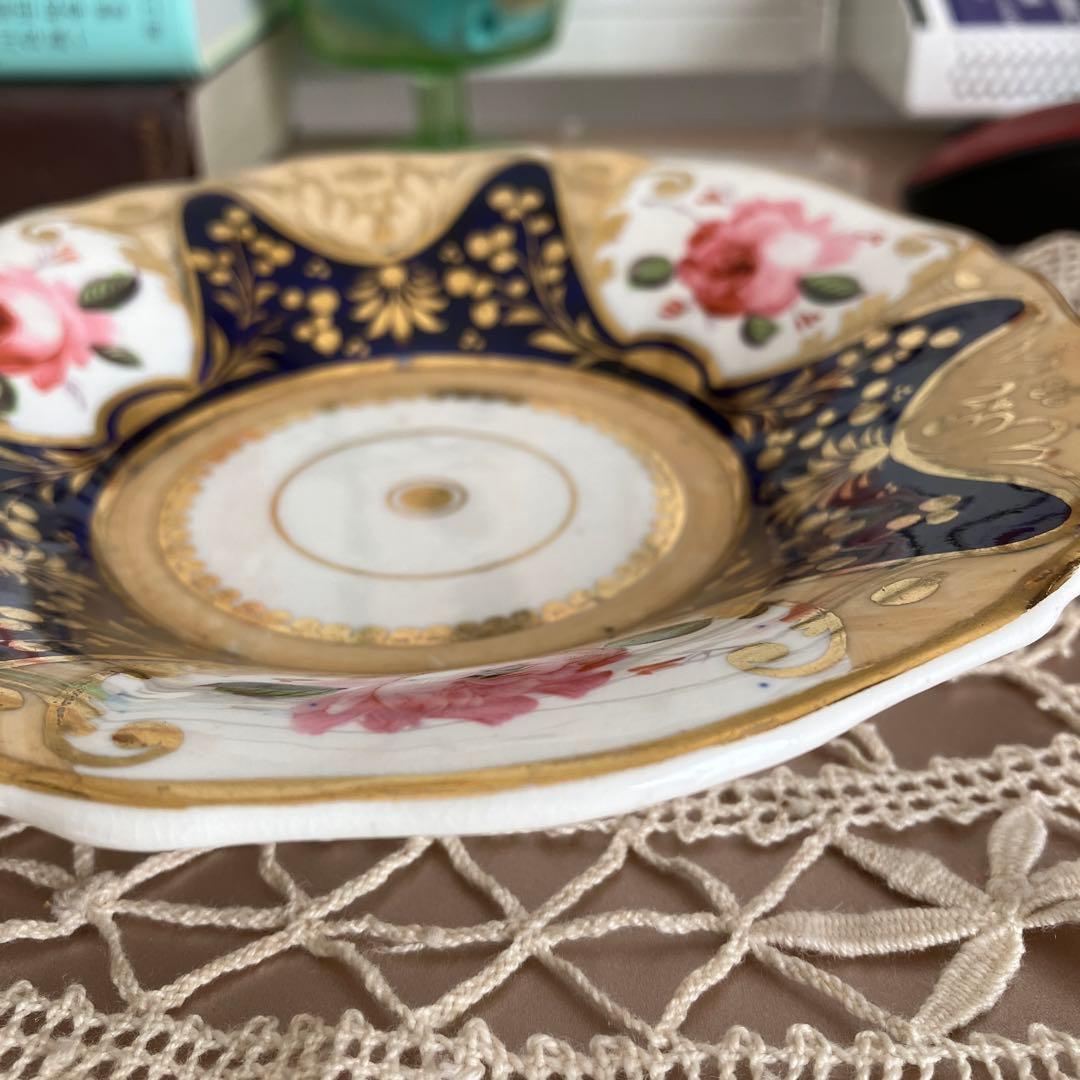 英国アンティーク　稀少イェーツ　薔薇のトゥルートリオ