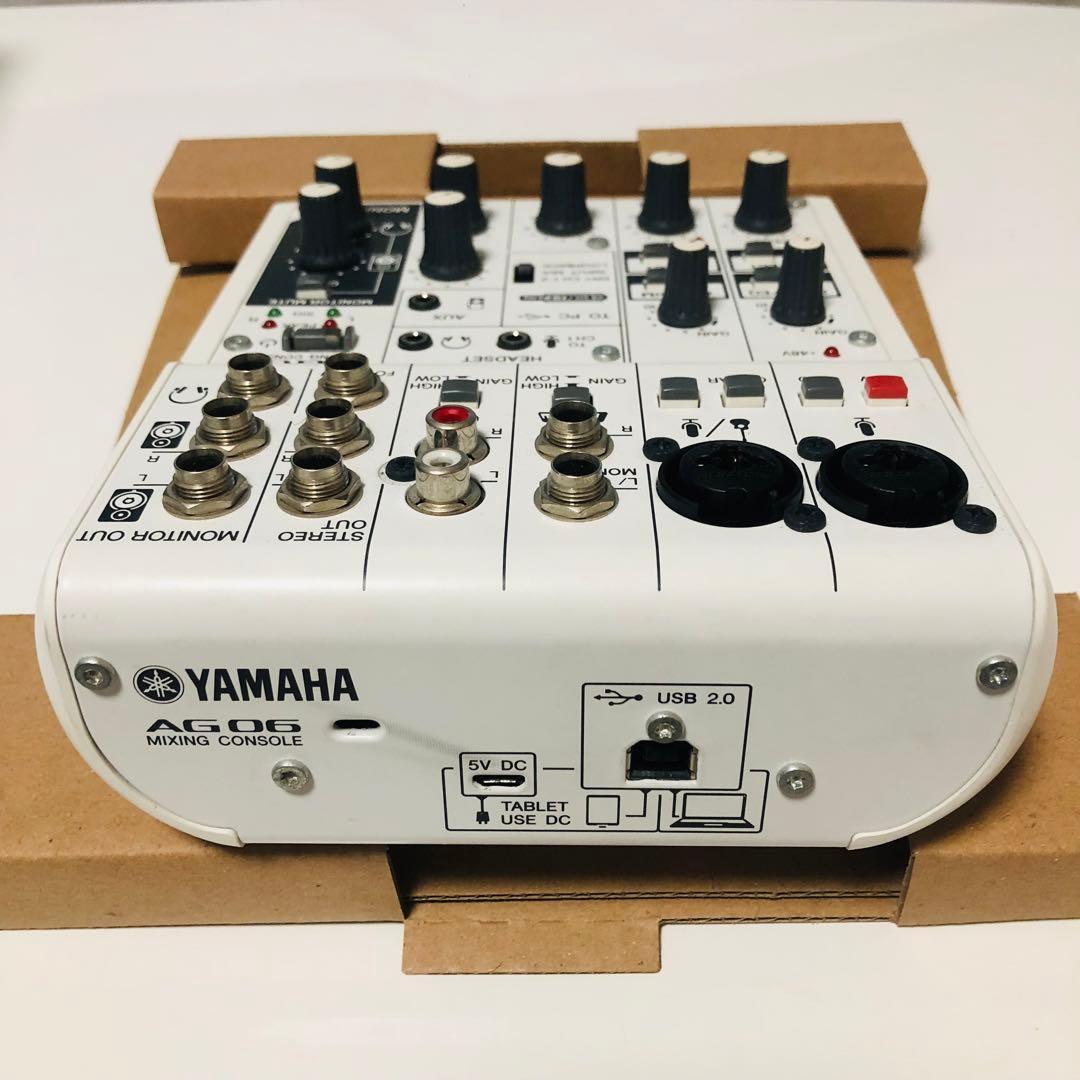 YAMAHA AG06 オーディオインターフェース　（iPhone対応）