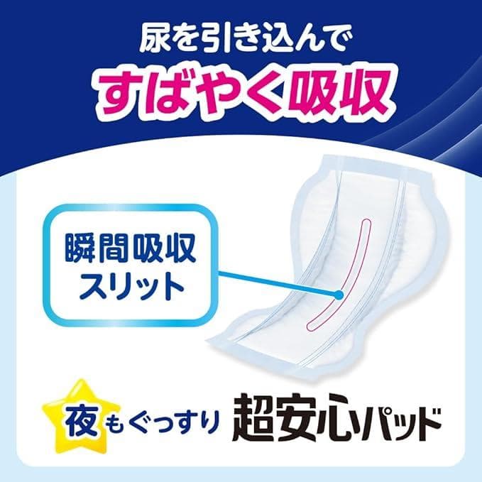 リリーフ テープ式おむつ用パッド 超安心10回分 30枚　４パックまとめて