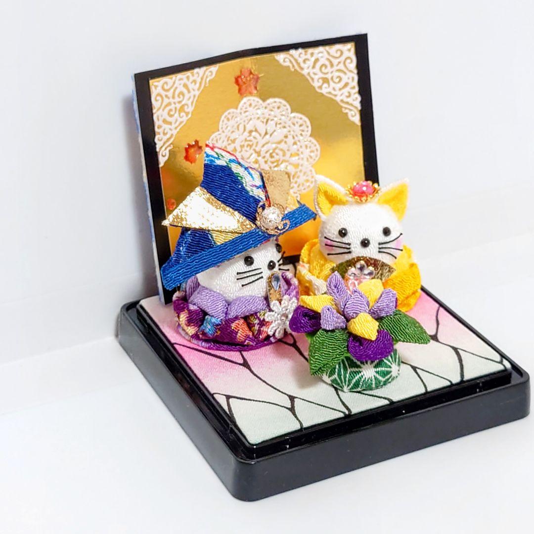 【五月人形飾り】かぶと・こい・ねこ　ハンドメイド【端午の節句】