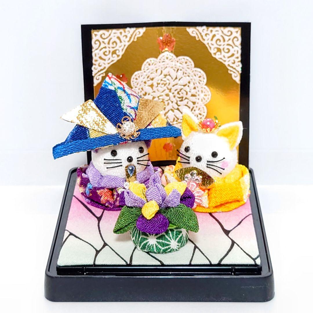 【五月人形飾り】かぶと・こい・ねこ　ハンドメイド【端午の節句】