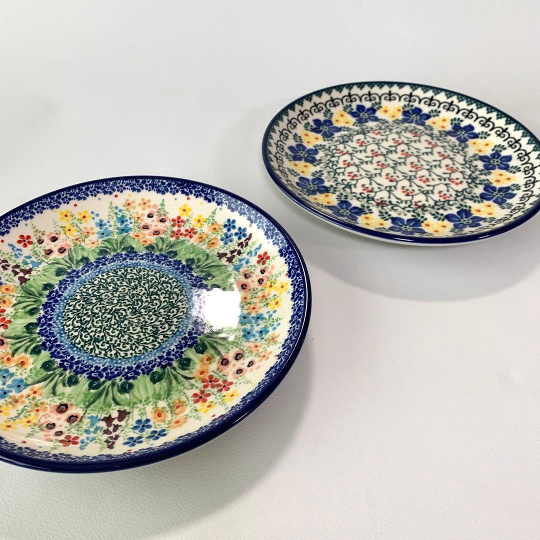 【CERAMIKA】花柄　プレート　2枚セット