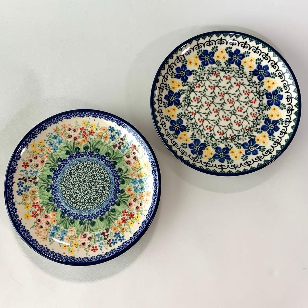 【CERAMIKA】花柄　プレート　2枚セット