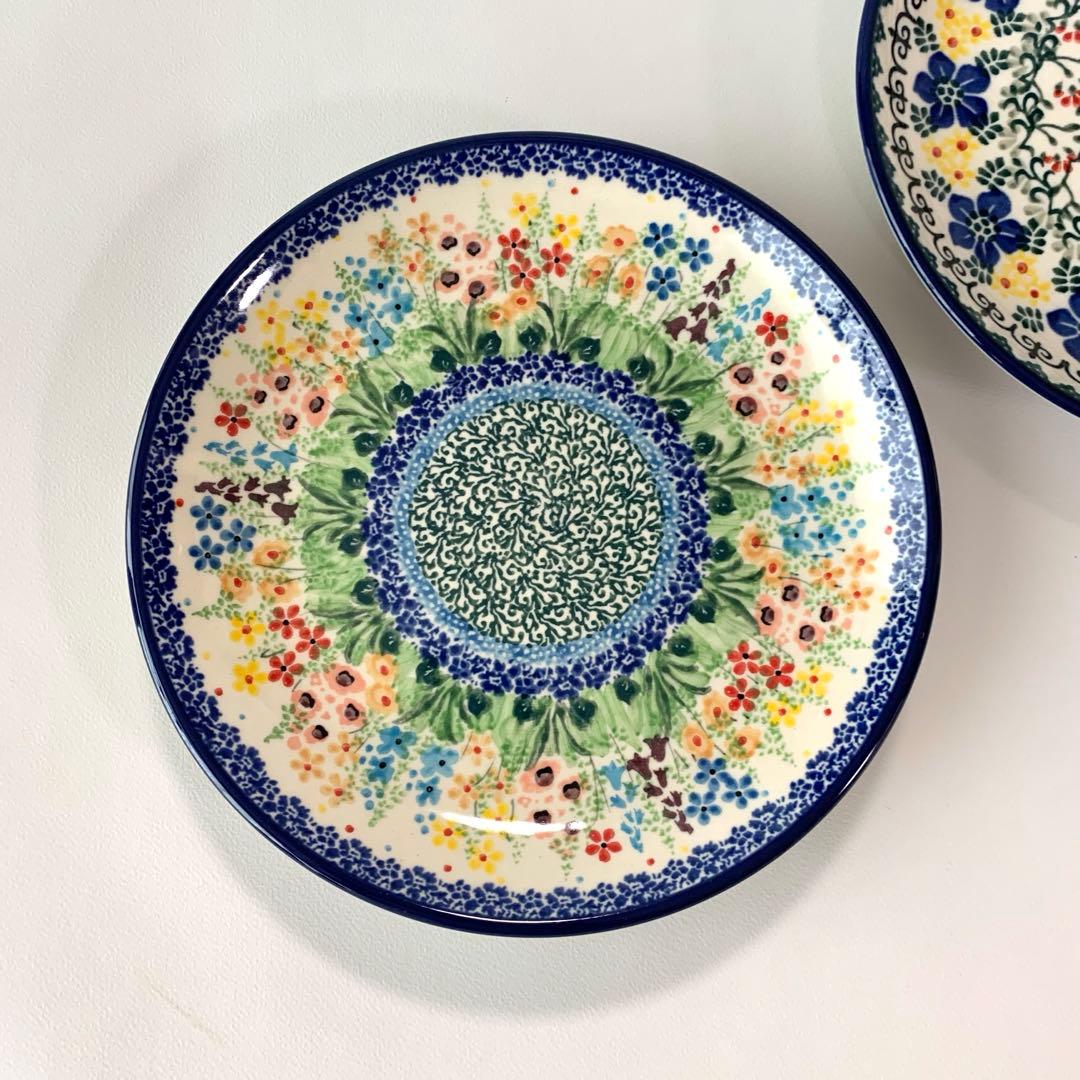 【CERAMIKA】花柄　プレート　2枚セット