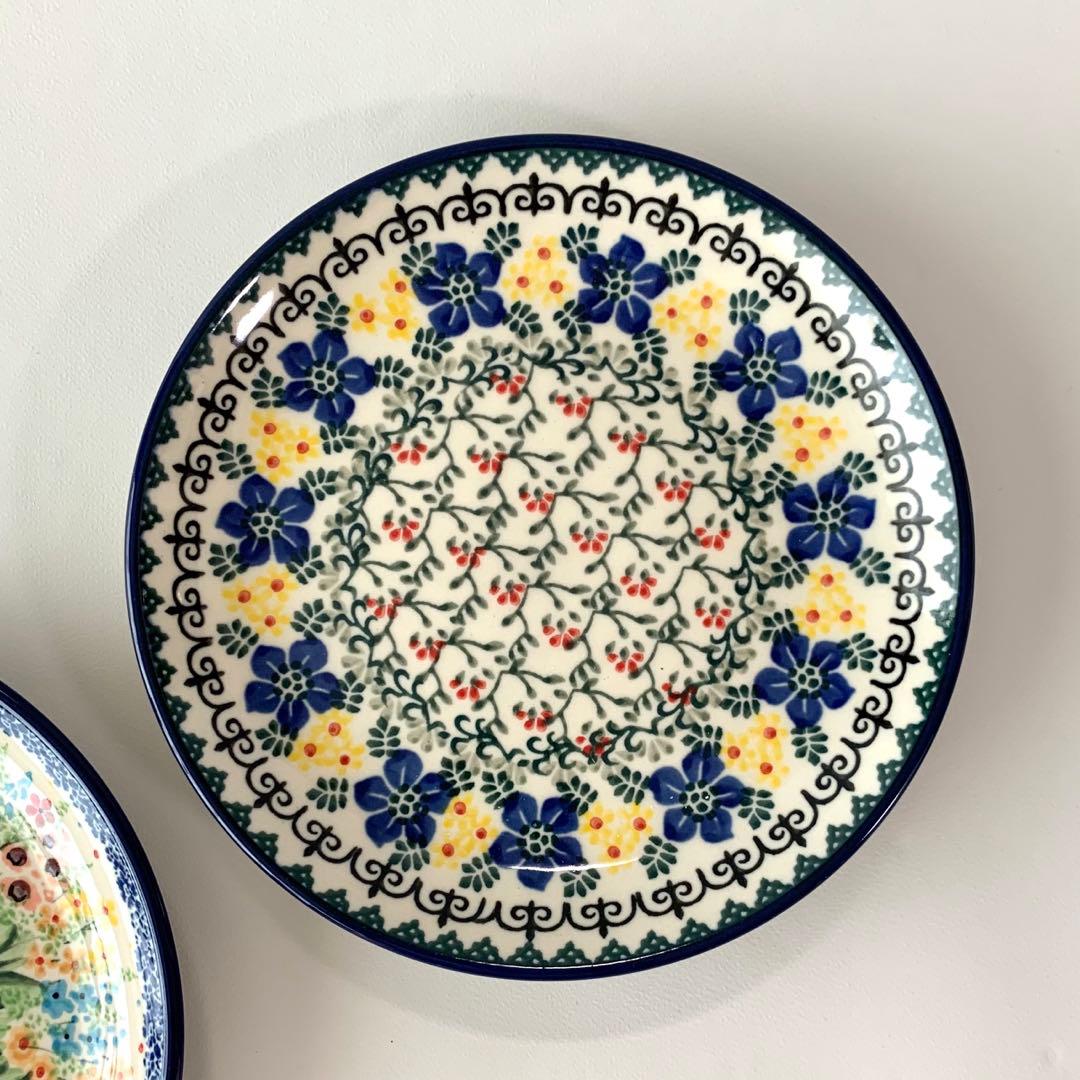 【CERAMIKA】花柄　プレート　2枚セット