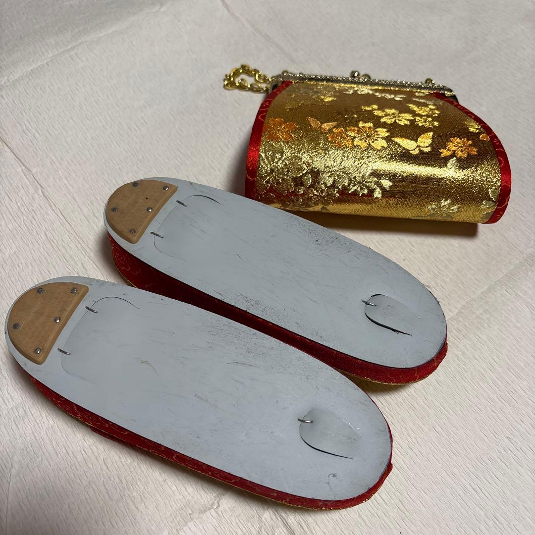 七五三　着物セット　正絹　ちりめん　7歳　ハーフ成人式　十三詣り　黒色　美品