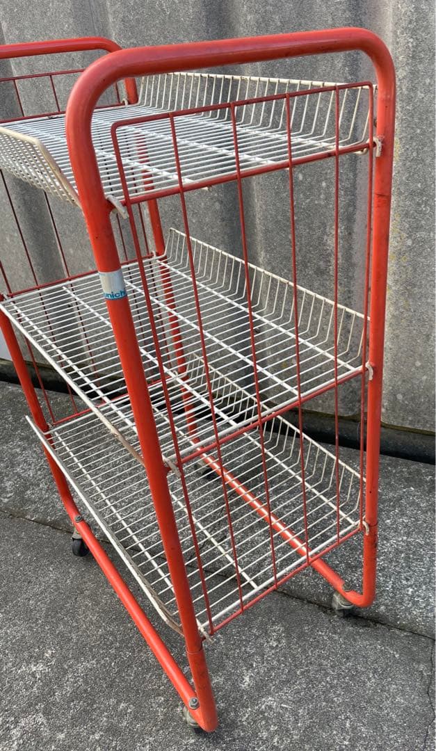 ビンテージ/レトロ/スチールラック/ワイヤーラック/ラック/陳列棚/店舗什器