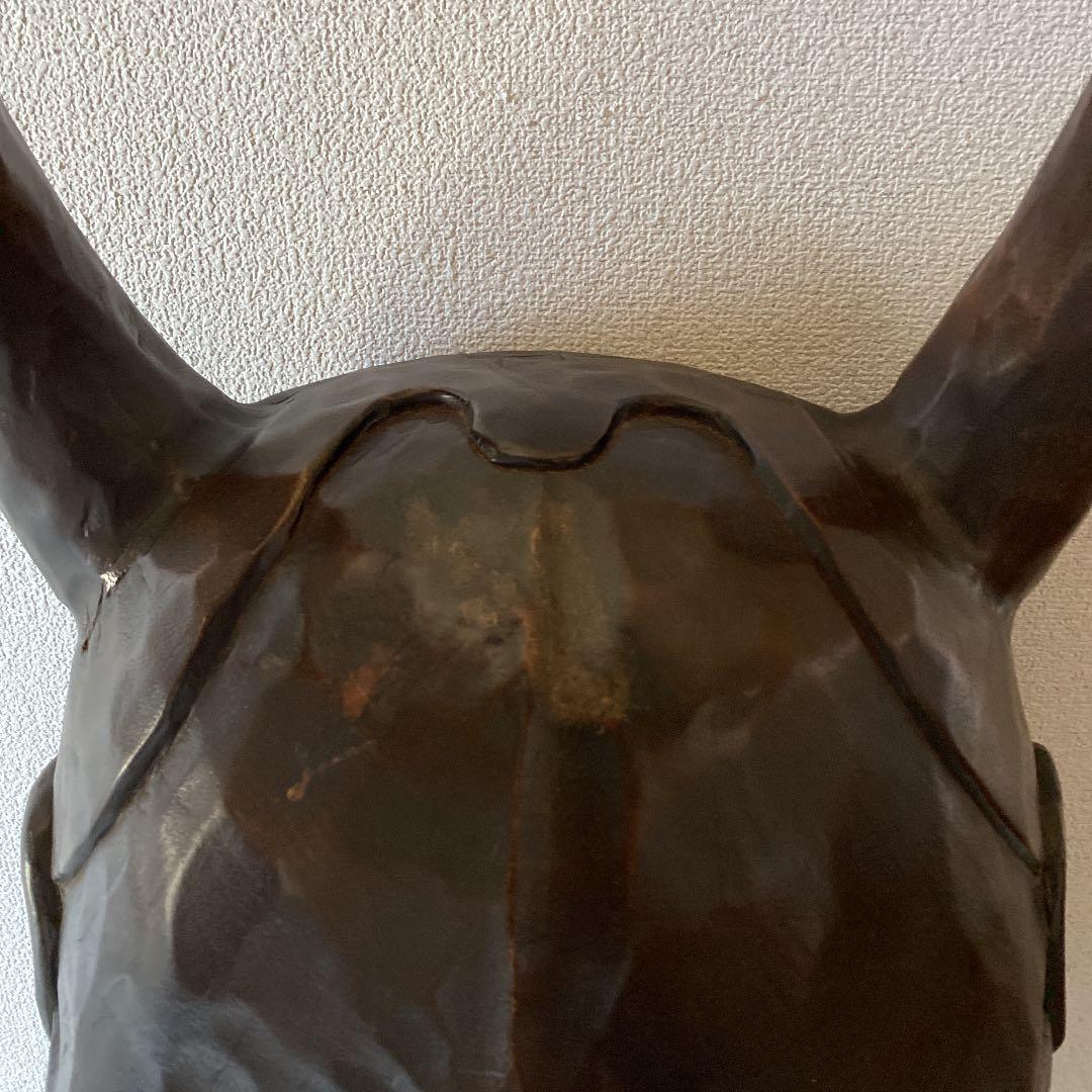 一本木から作った鬼の壁掛け！！