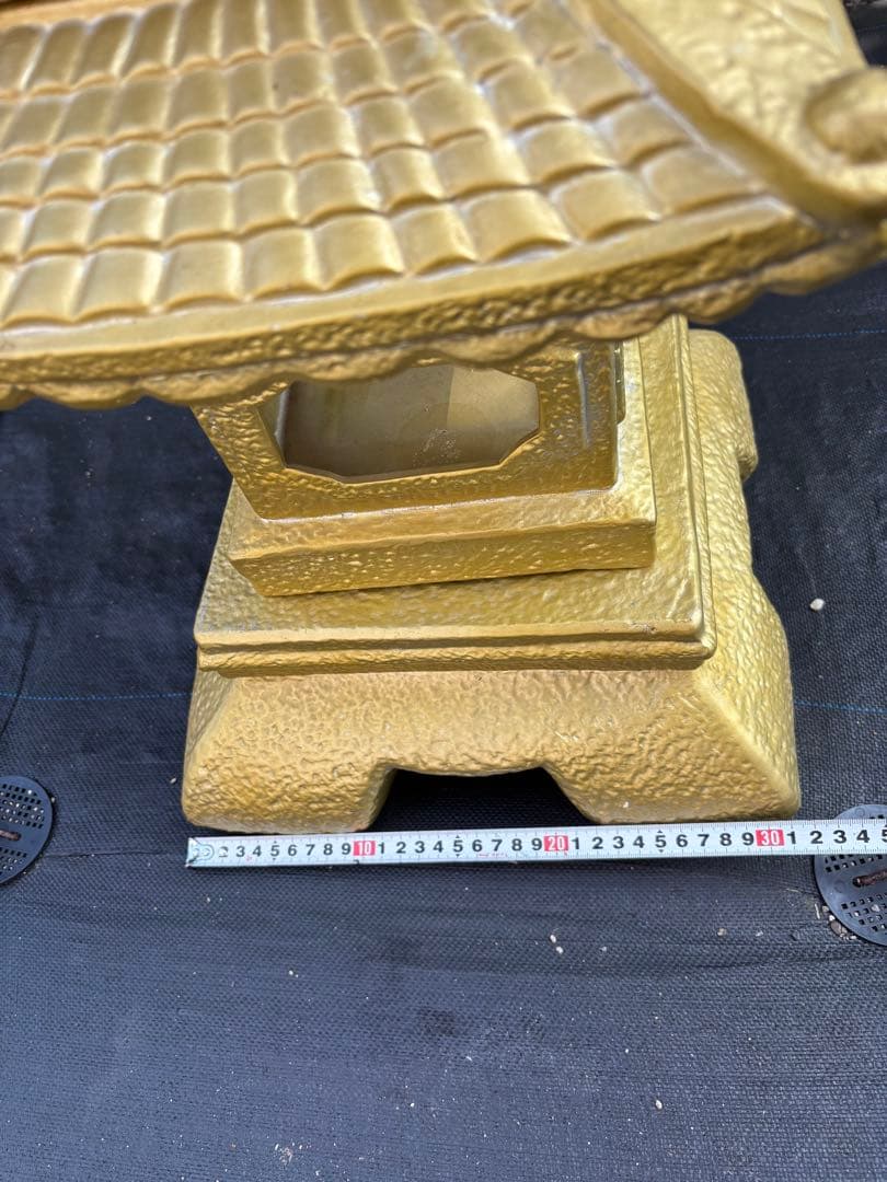 金色 三重塔風 置物 約９５cm