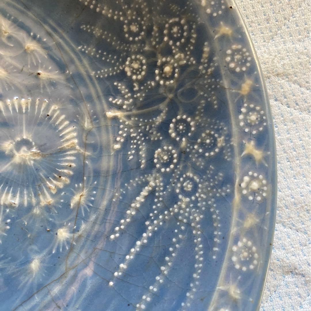 大皿 飾り皿 明治時代 38.5cm