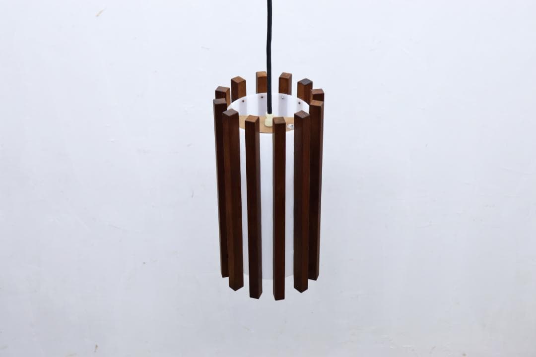 ヴィンテージ yamagiwa ヤマギワ ペンダントライト ランプ 照明 無垢材