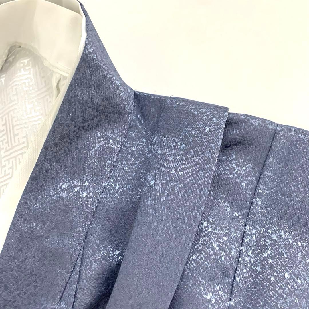 I*U様 袴セット10点セット 男の子 七五三 3歳 記念 和装 風神雷神 紫