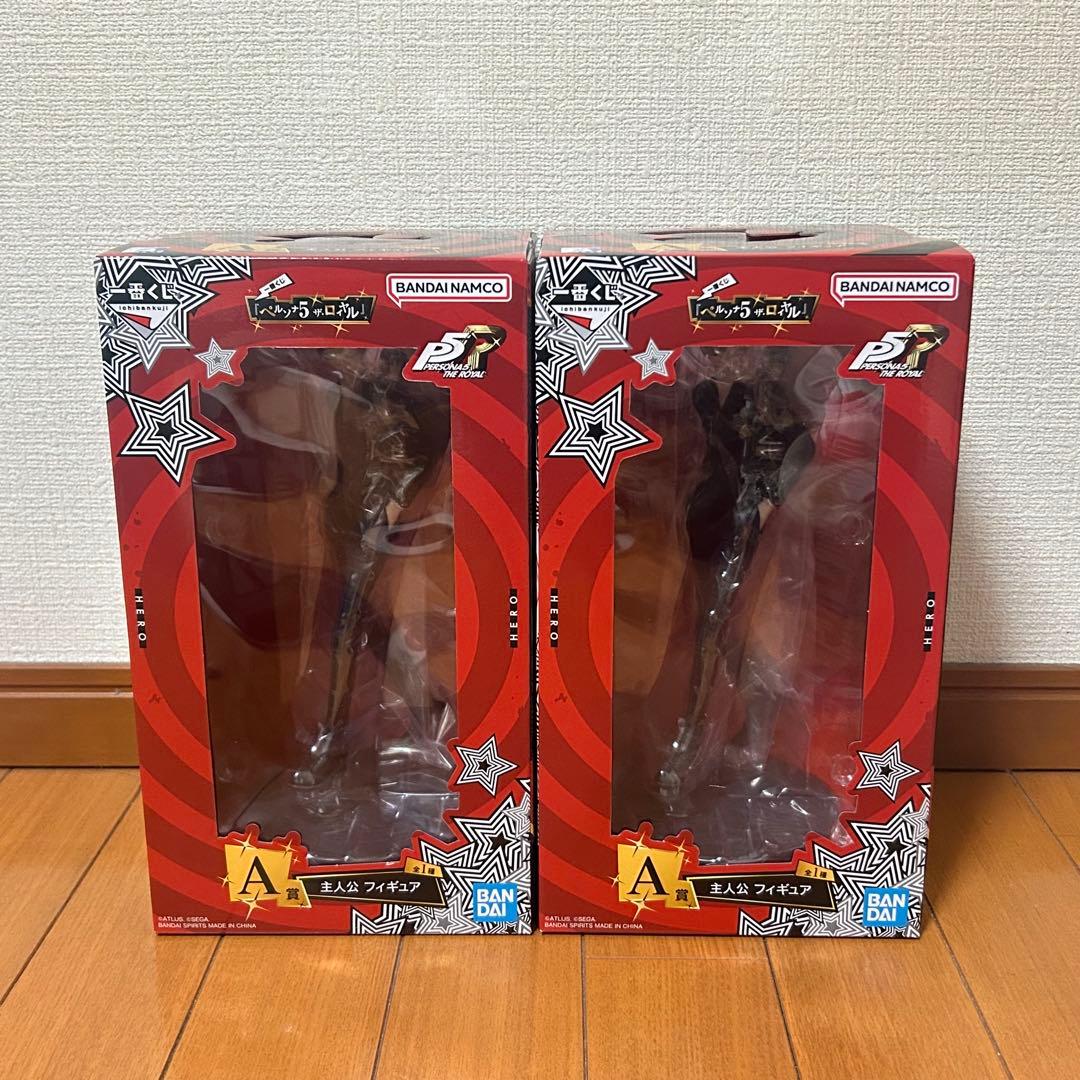 一番くじ 『ペルソナ5 ザ・ロイヤル』 A賞 主人公 フィギュア 2体