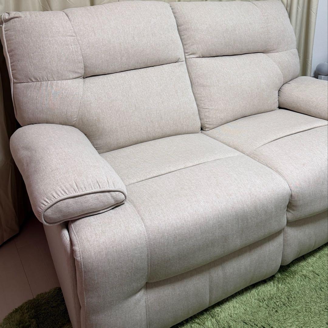 リクライニング 2人掛けソファ