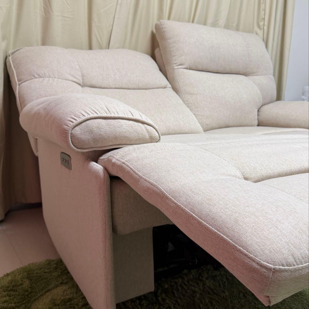 リクライニング 2人掛けソファ