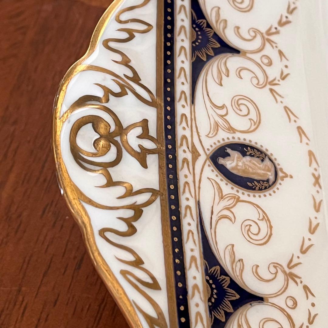 【希少品】英国ビンテージ　ウェッジウッド★オールドパルナシアン★手付きプレート