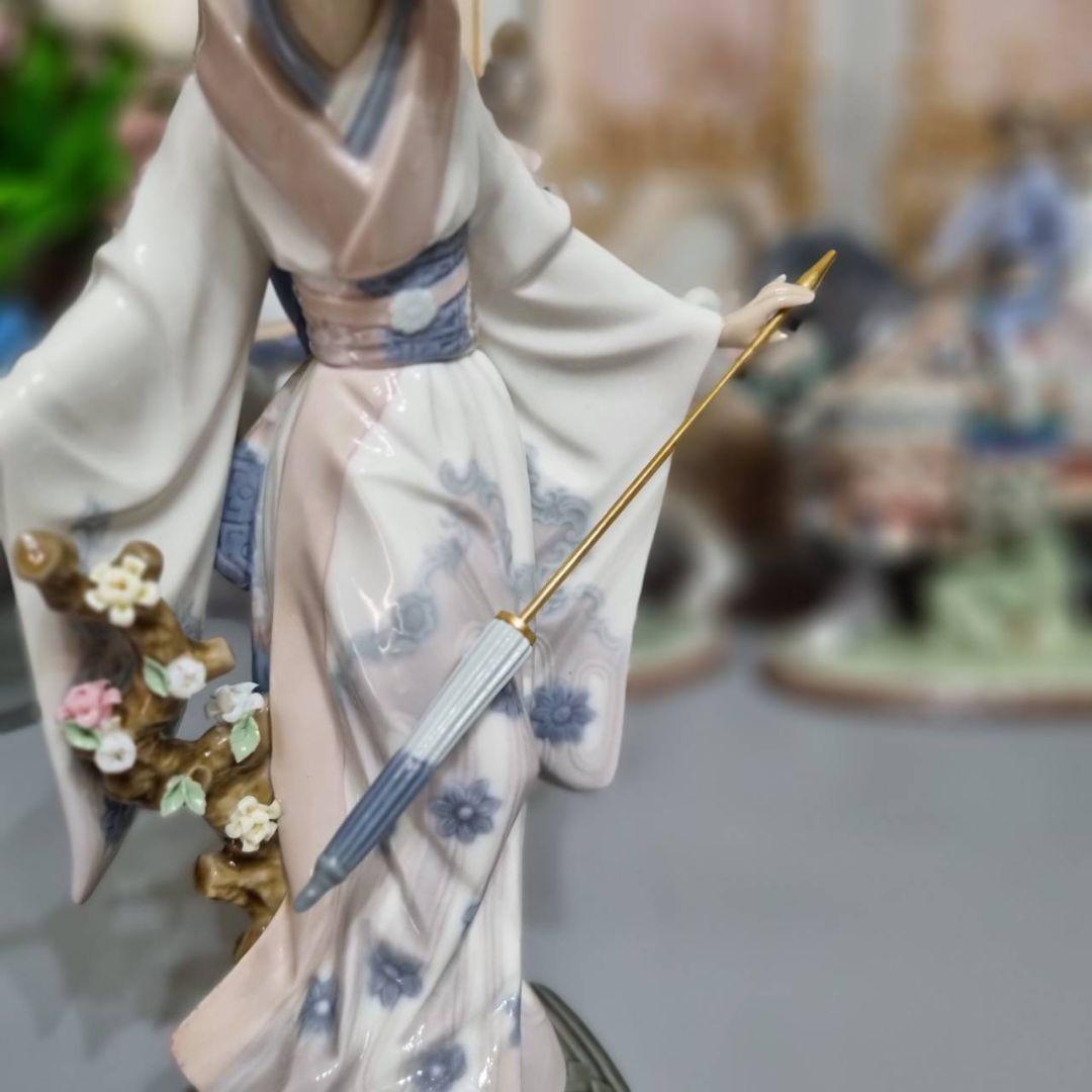 リヤドロ LLADRO テルコ TERUKO 照子 和傘 芸者さん