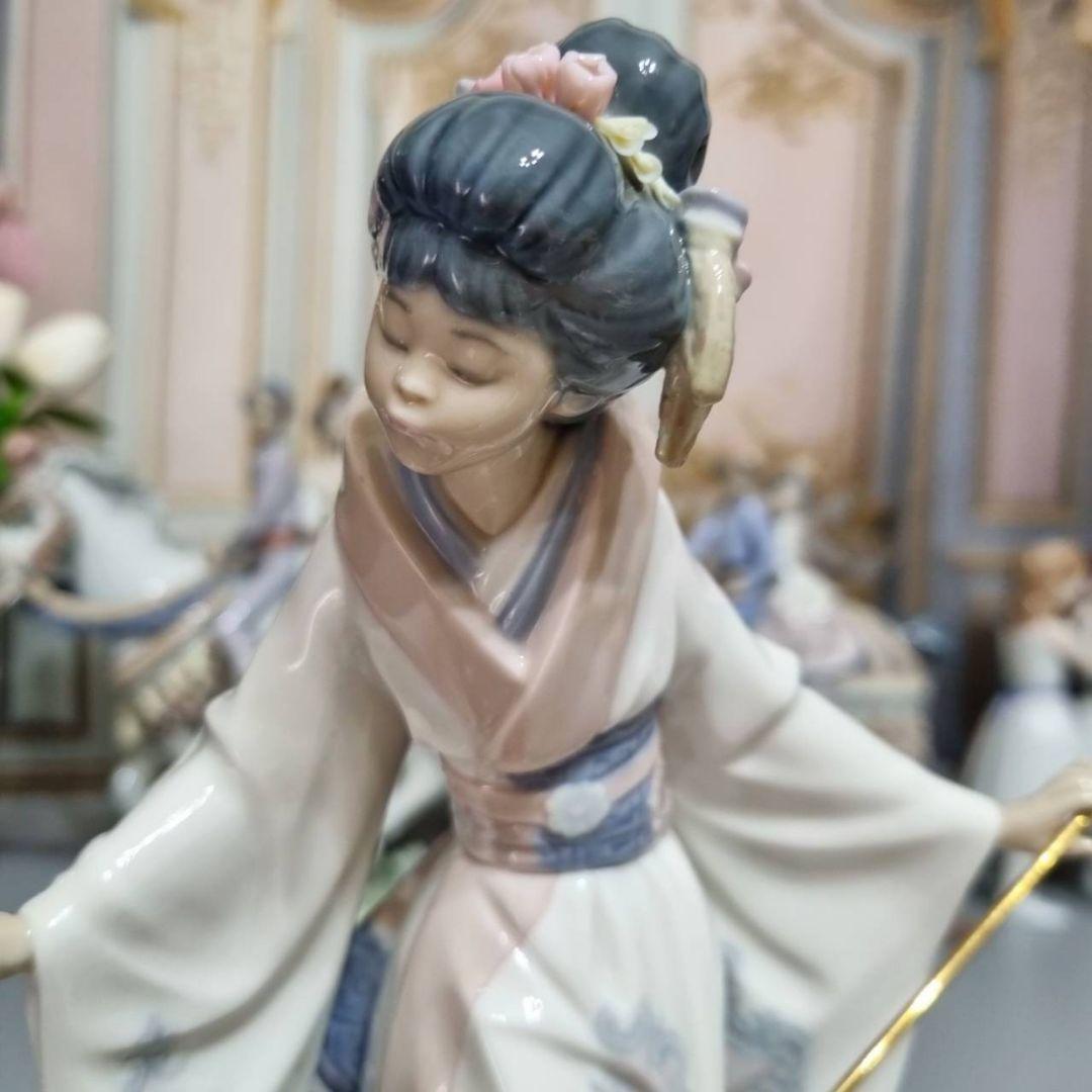 リヤドロ LLADRO テルコ TERUKO 照子 和傘 芸者さん