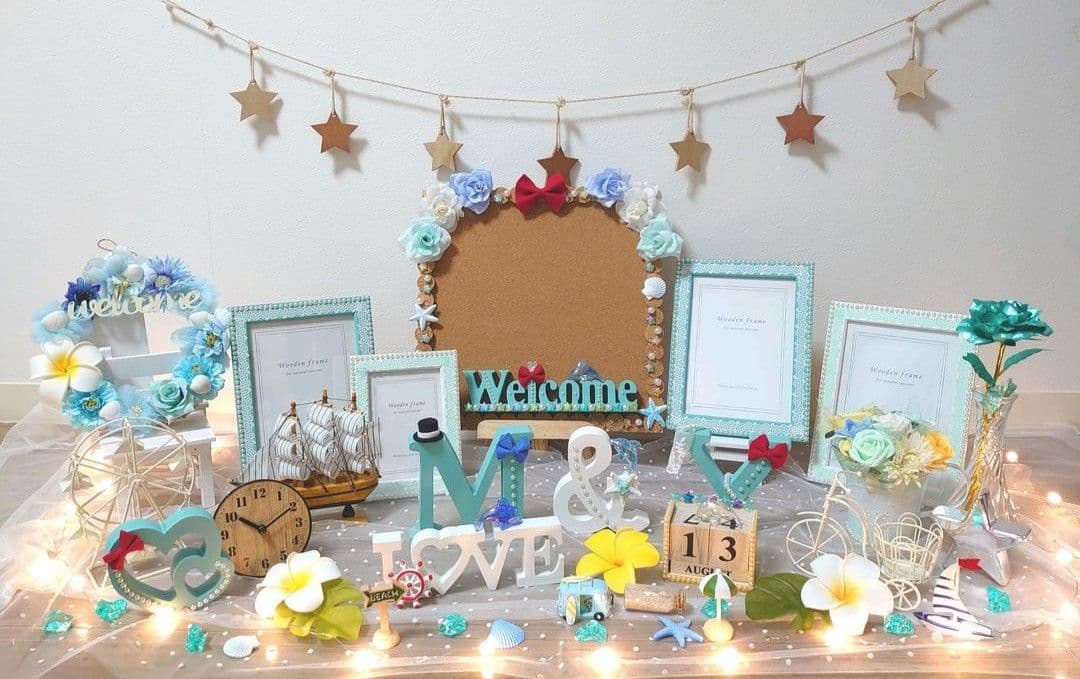 ウェルカムスペース オーダー受付 ♪ ウェルカムオブジェ イニシャルオブジェ