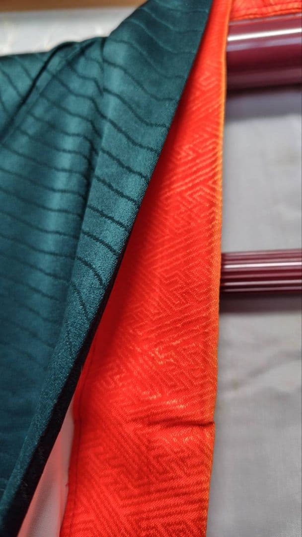 RK547子供着物重ね襟付き綺麗美品着丈131センチ裄丈54センチ7歳前後用正絹