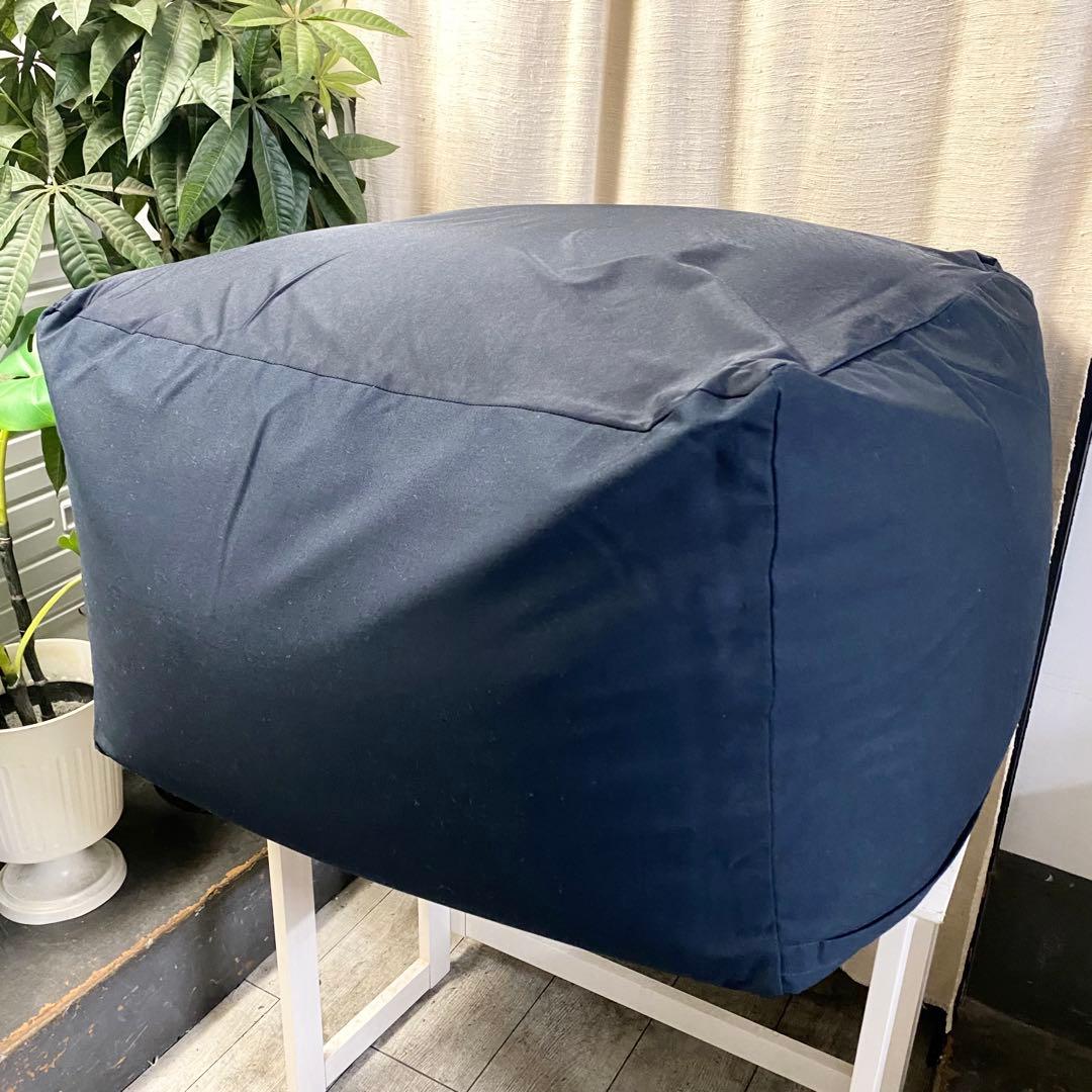ほぼ未使用！ 人気の無印良品♪体にフィットするソファセット(大)ネイビー