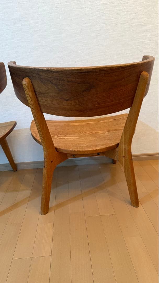 木製ブラウンチェア1脚