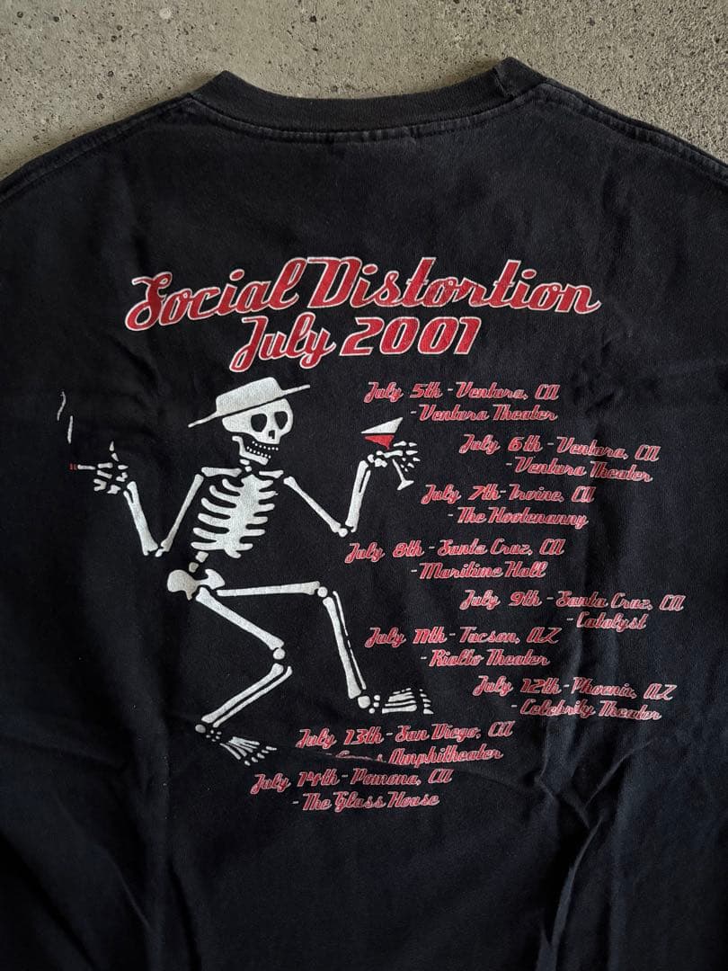 激レア】 USA製SOCIAL DISTORTION半袖Tシャツ ヴィンテージ