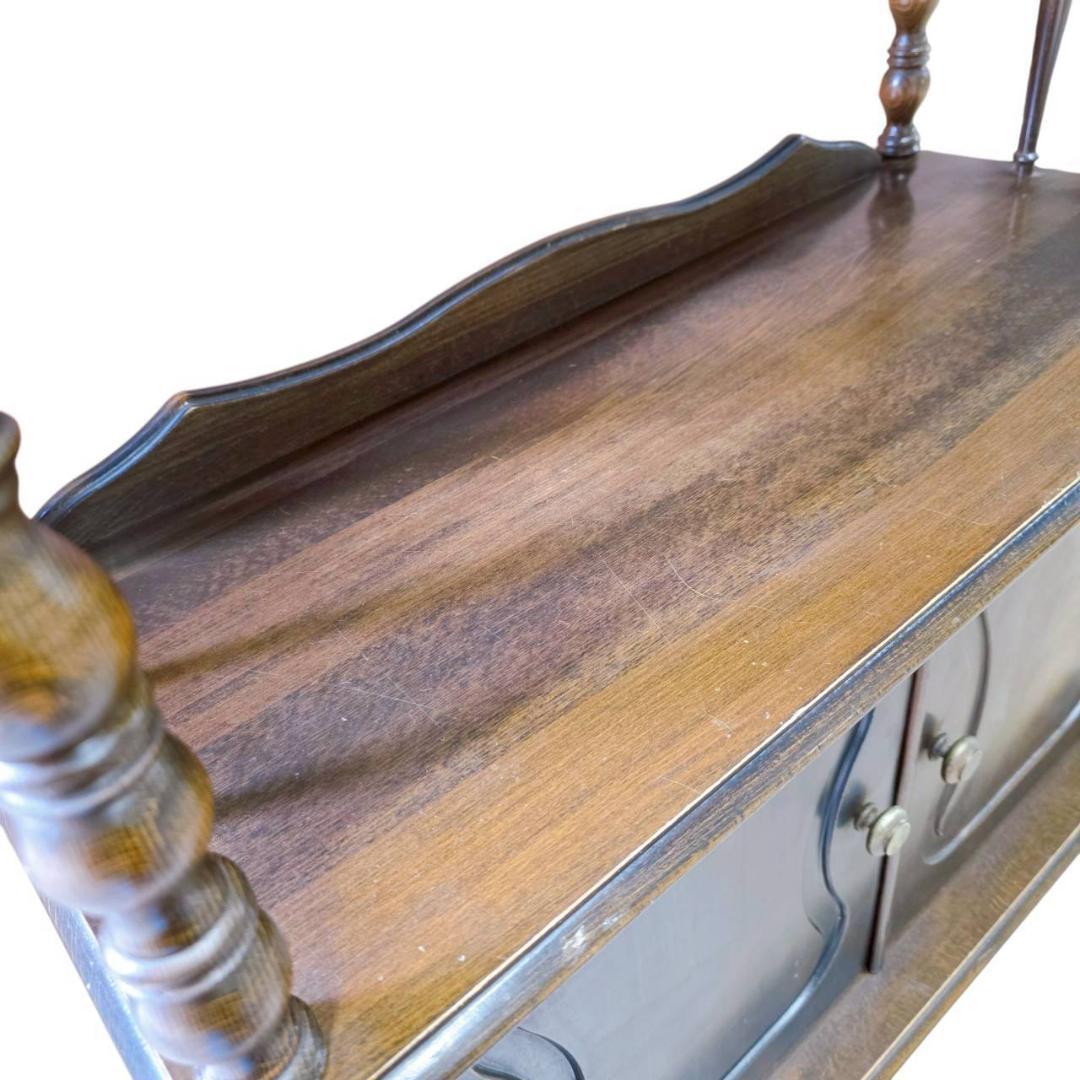 Najico ナジコ アンティーク家具 木製キャビネット 飾り棚 昭和レトロ