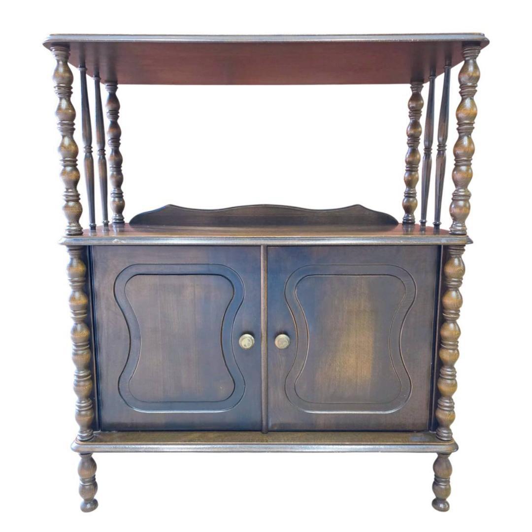 Najico ナジコ アンティーク家具 木製キャビネット 飾り棚 昭和レトロ