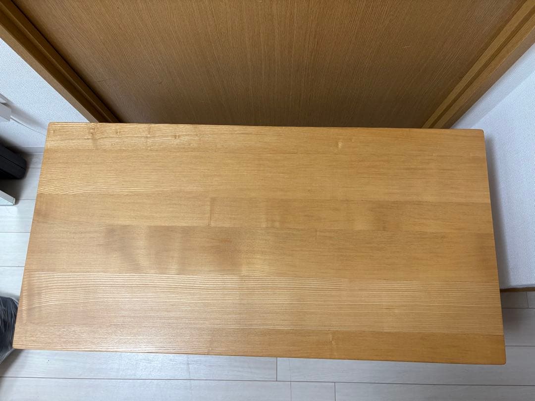 MUJI 無印良品 タモ材 木製ローテーブル