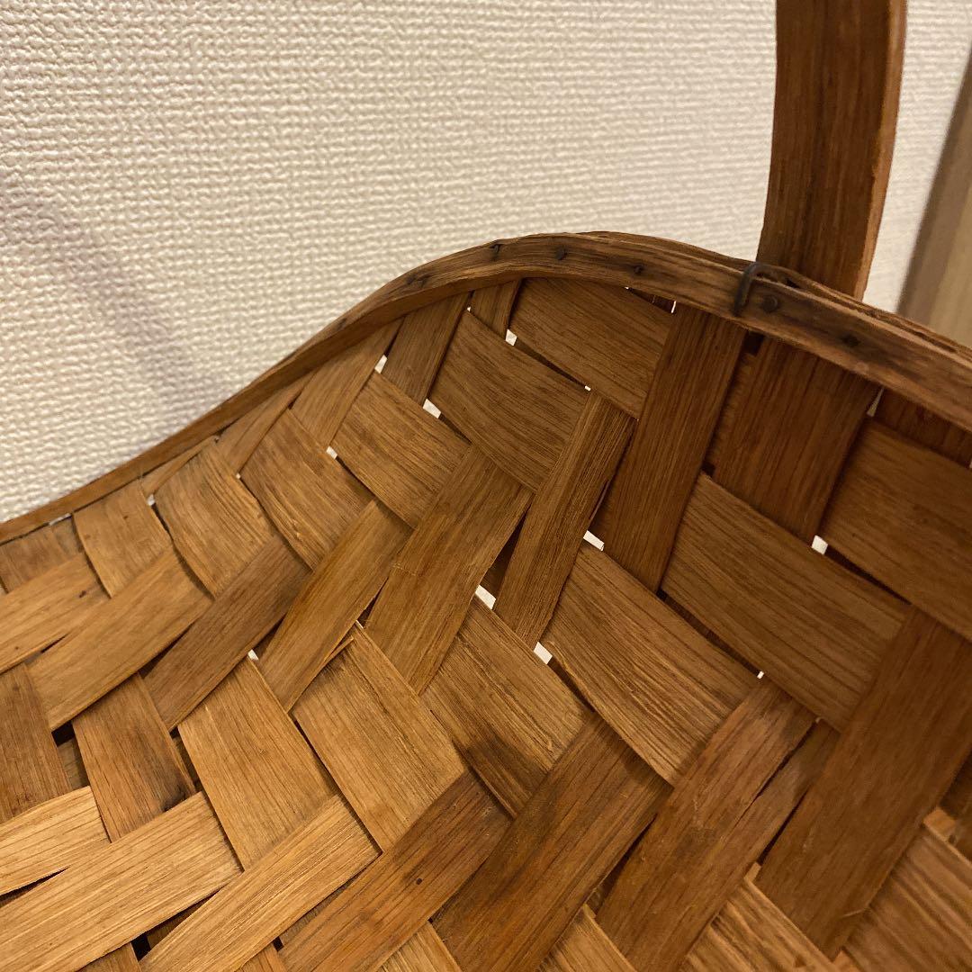 【最終価格】アンティーク　ビンテージ　ハーベストバスケット　カゴ