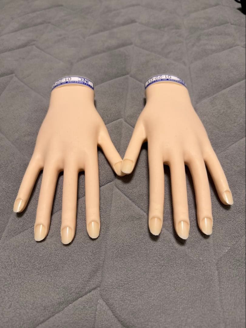 JNEC認定モデルハンド　本番用　手型右手左手2つセット　新品未使用