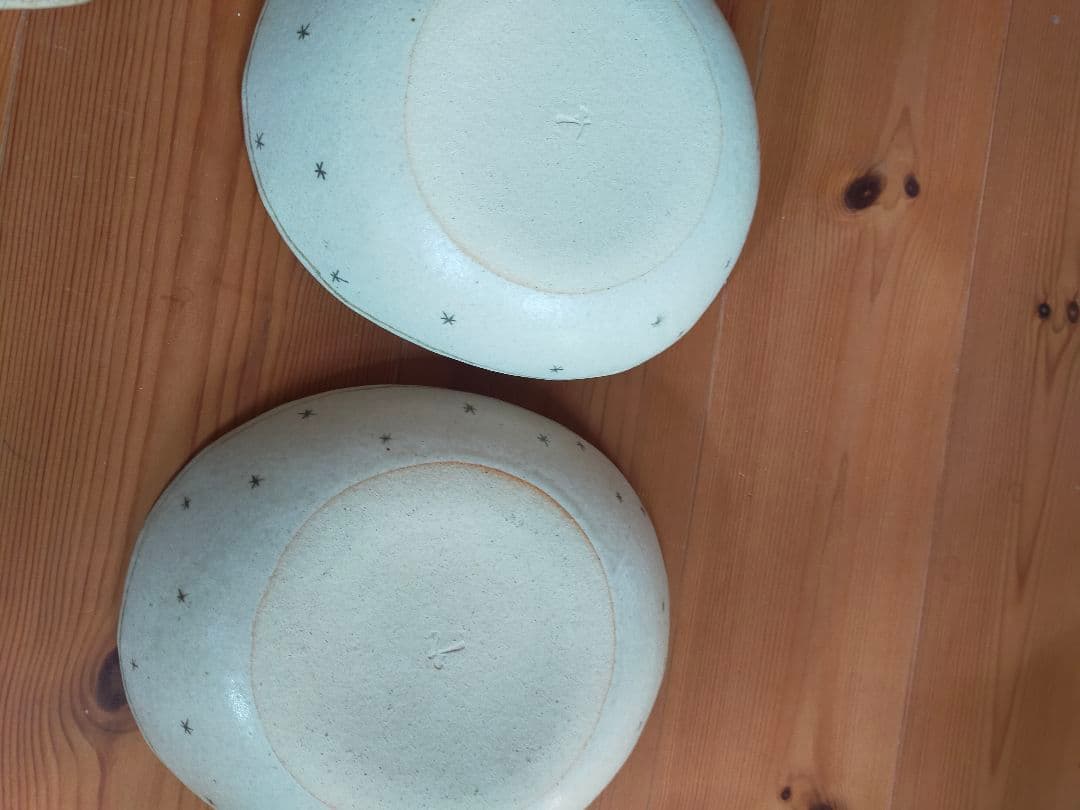 作家　金成潤子　吉田千穂　ドット皿　鉢　オーバルプレート　猫皿　プレート等