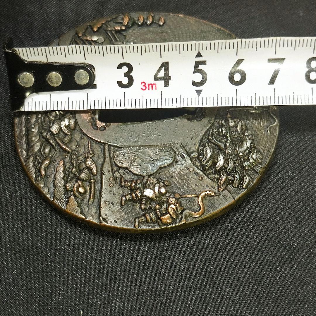 刀剣美術 後藤逹乗 花押 源平合戦図 後藤家名品 銅地 江戸骨董 蒐集家