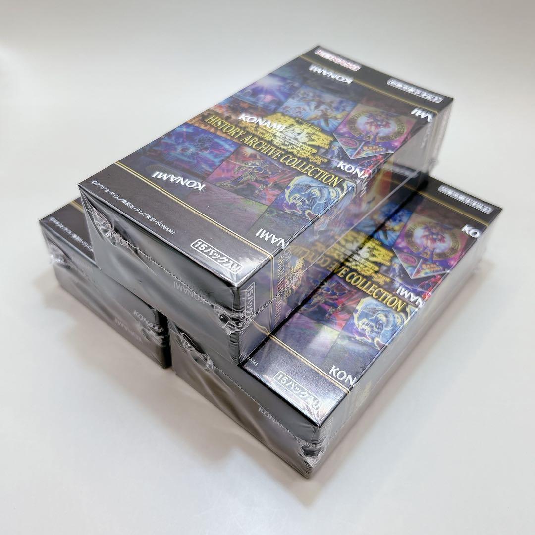 遊戯王 ヒストリーアーカイブコレクション 3BOX シュリンク付き