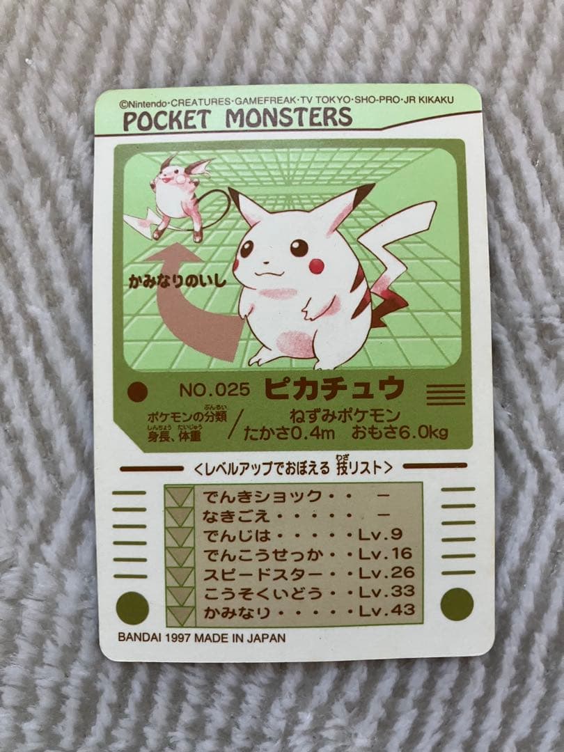 ピカチュウ　波乗りピカチュウ　シールダス　2枚セット