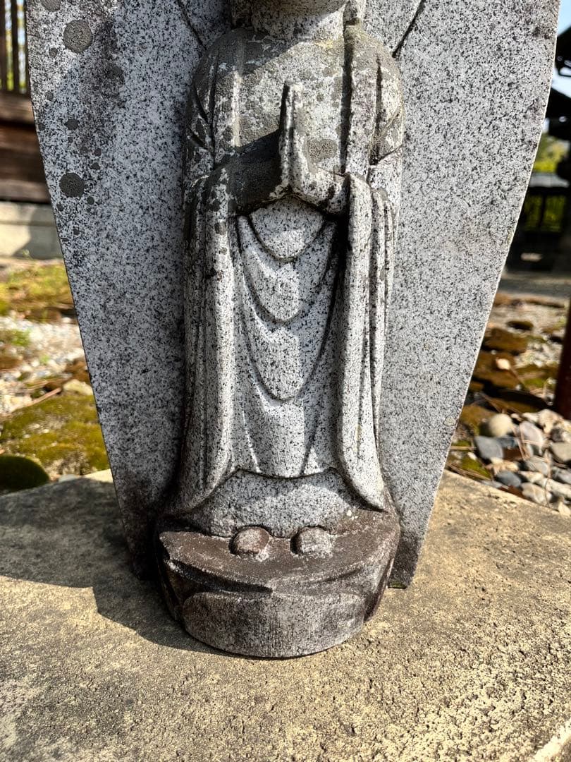 天然石 お地蔵さん 舟形地蔵 地蔵菩薩 水子地蔵 未入魂