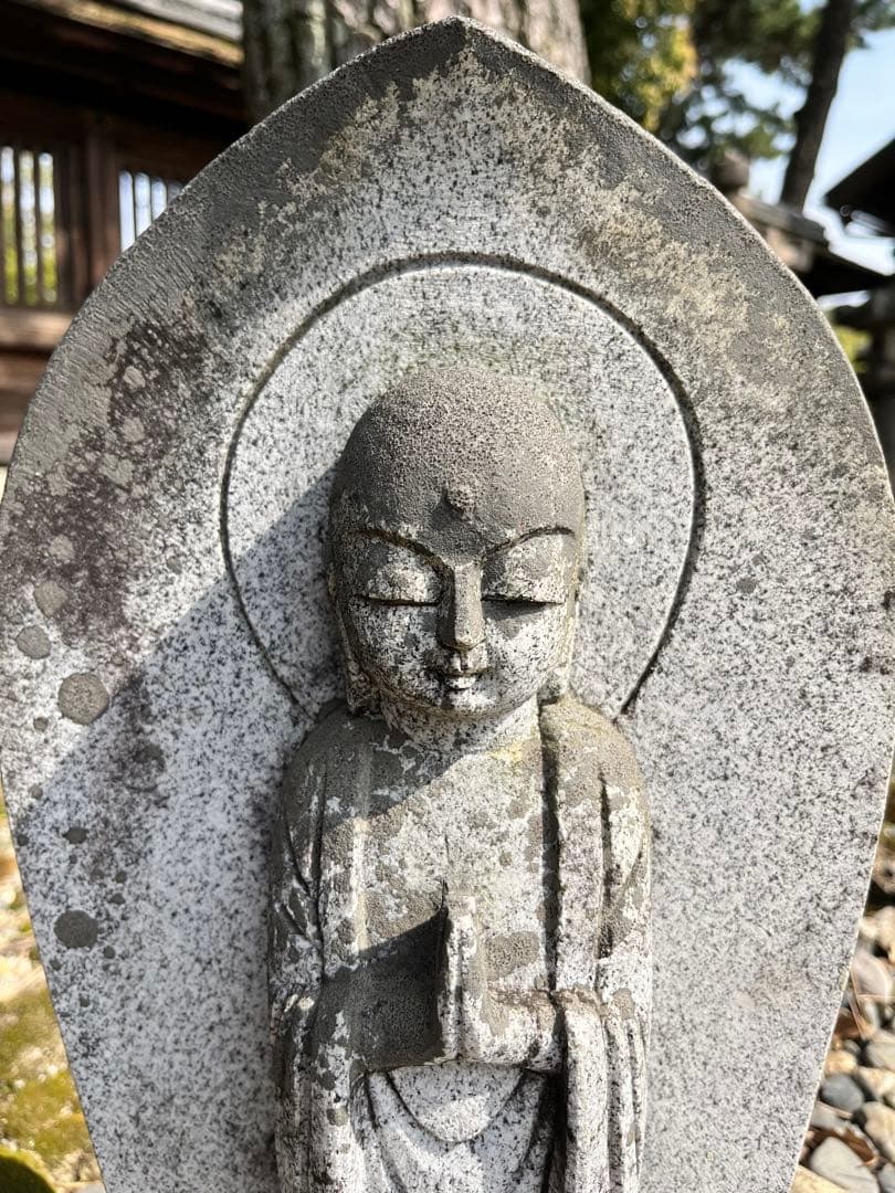 天然石 お地蔵さん 舟形地蔵 地蔵菩薩 水子地蔵 未入魂