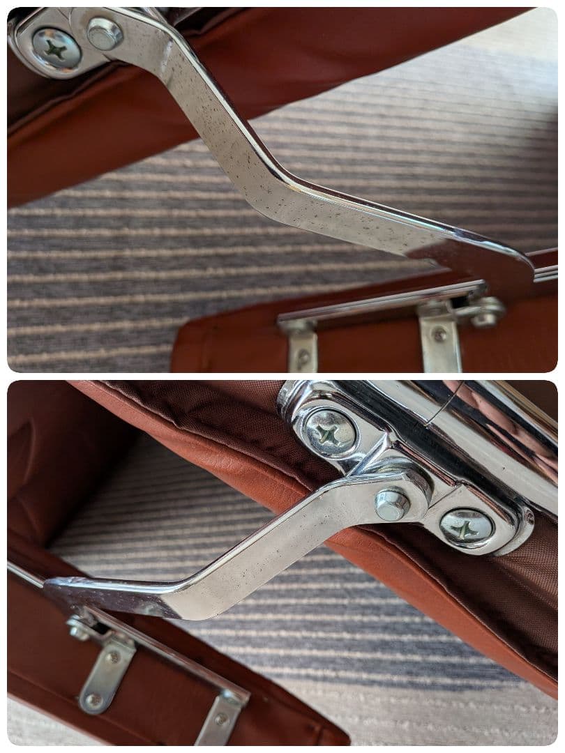 光製作所　リクライニングチェア　折りたたみ脚付き【美品】